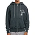 Aries - Faded God Town Zip Through Hoodie