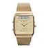 Q Timex 1982 Fusion Ana-Digi Reissue (Gold Tone Case / Champagne Dial / Bracelet)