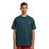 S/S American Script T-Shirt (Deep Lagoon)