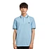 Twin Tipped Fred Perry Polo Shirt (Track Blue / Burnt Red / Sport Green)