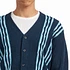 Beams Plus - Cardigan Born Stripe 14G