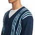 Beams Plus - Cardigan Born Stripe 14G