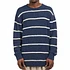 Beams Plus - Crew Cotton Linen Slab Stripe