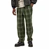 Beams Plus - 2 Pleats Relax Trousers Loose Weave Plaid