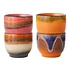 HKLIVING - 70s Ceramics: Café Cups (Set of 4)