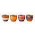 HKLIVING - 70s Ceramics: Café Cups (Set of 4)