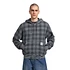 Waffle Zip-Thru Hood (Grey Plaid)