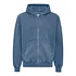 Organic Oversized Zip Hood (Faded Indigo)