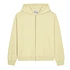 Organic Oversized Zip Hood (Soft Yellow)