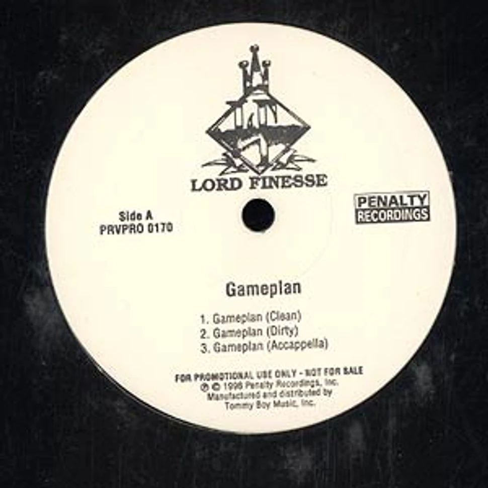 Lord Finesse - Gameplan / actual facts