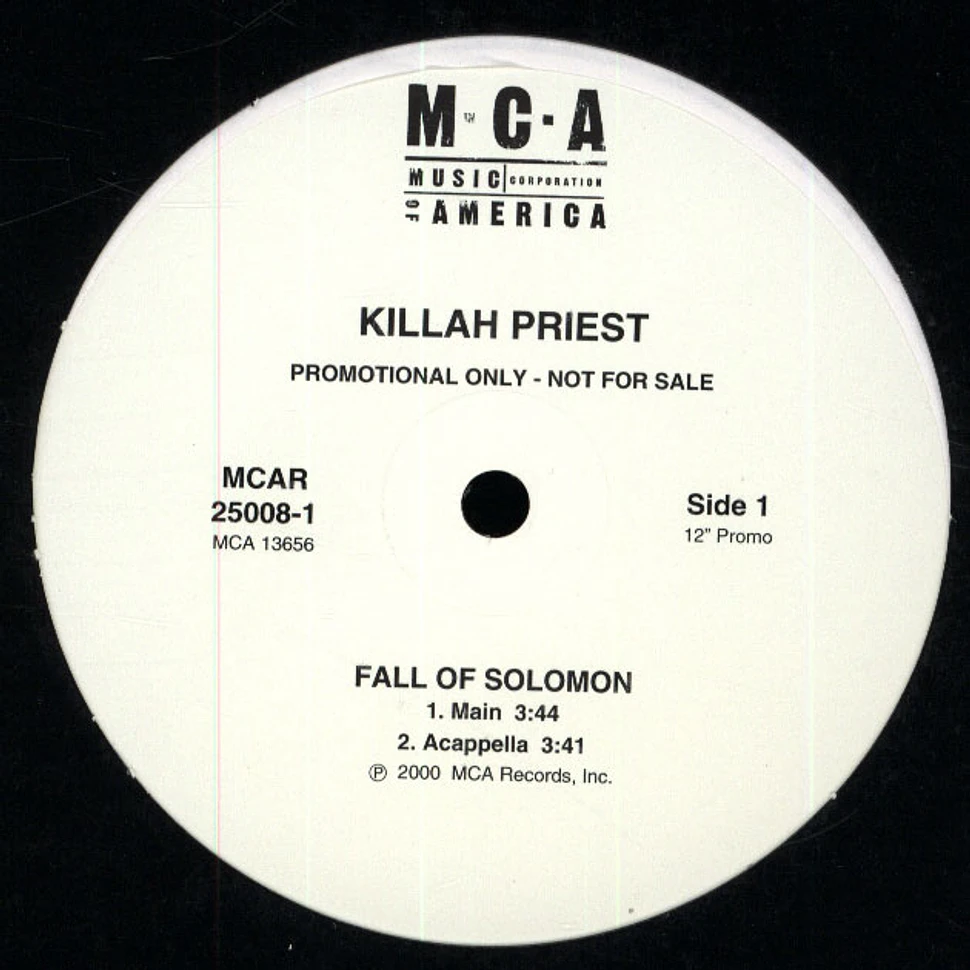Killah Priest - Fall of Solomon