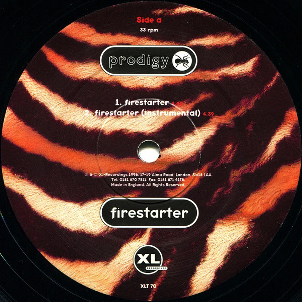 The Prodigy Firestarter Vinyl 12" 1996 UK Original HHV