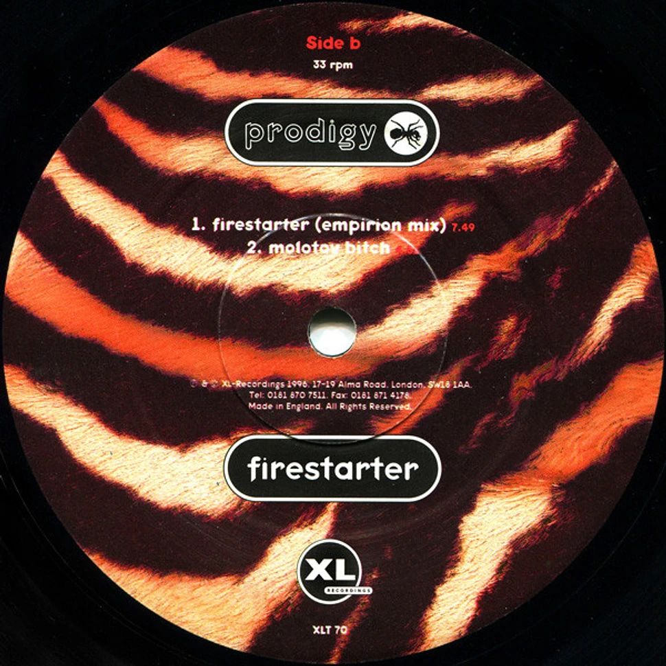 The Prodigy Firestarter Vinyl 12" 1996 UK Original HHV