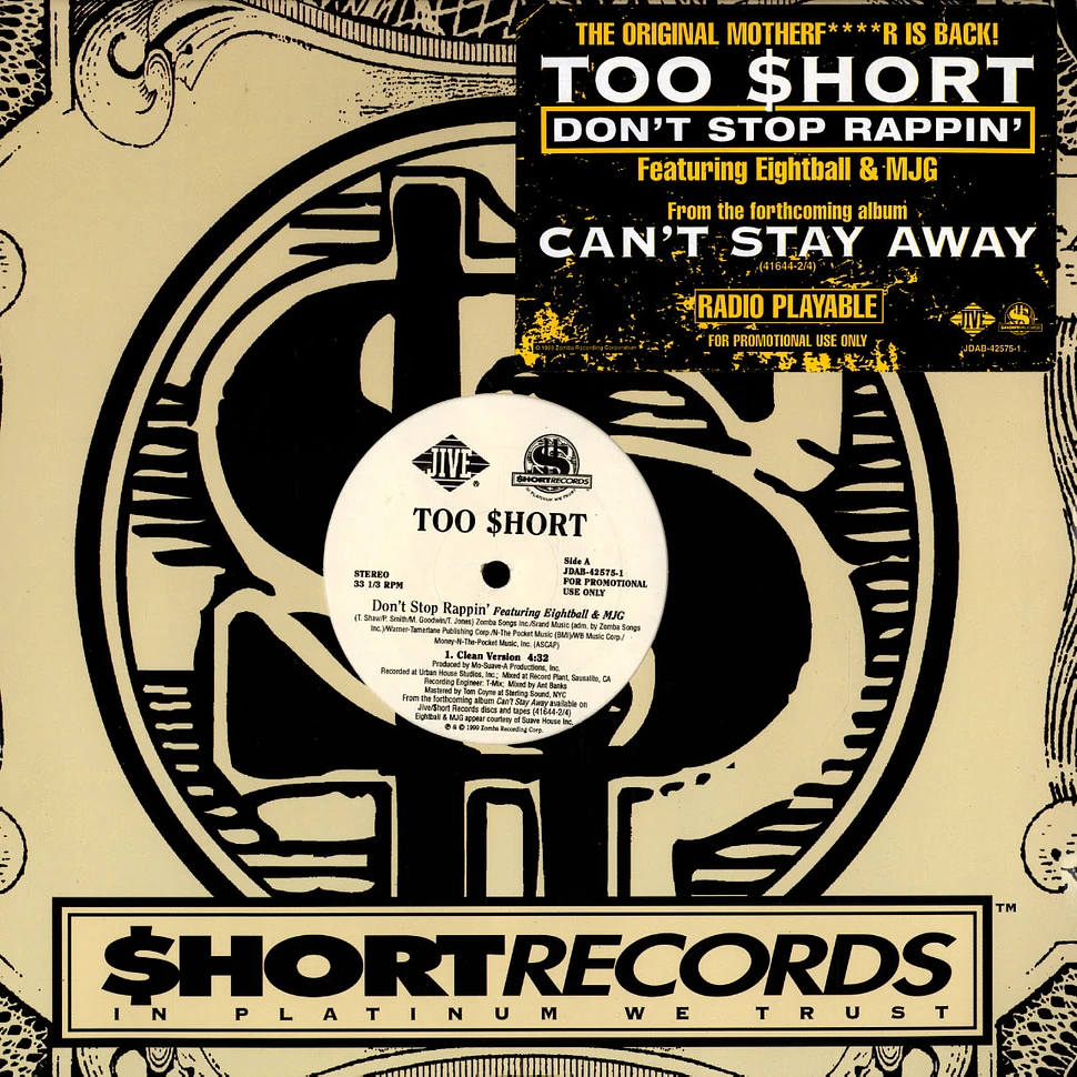 Too Short - Don't Stop Rappin'