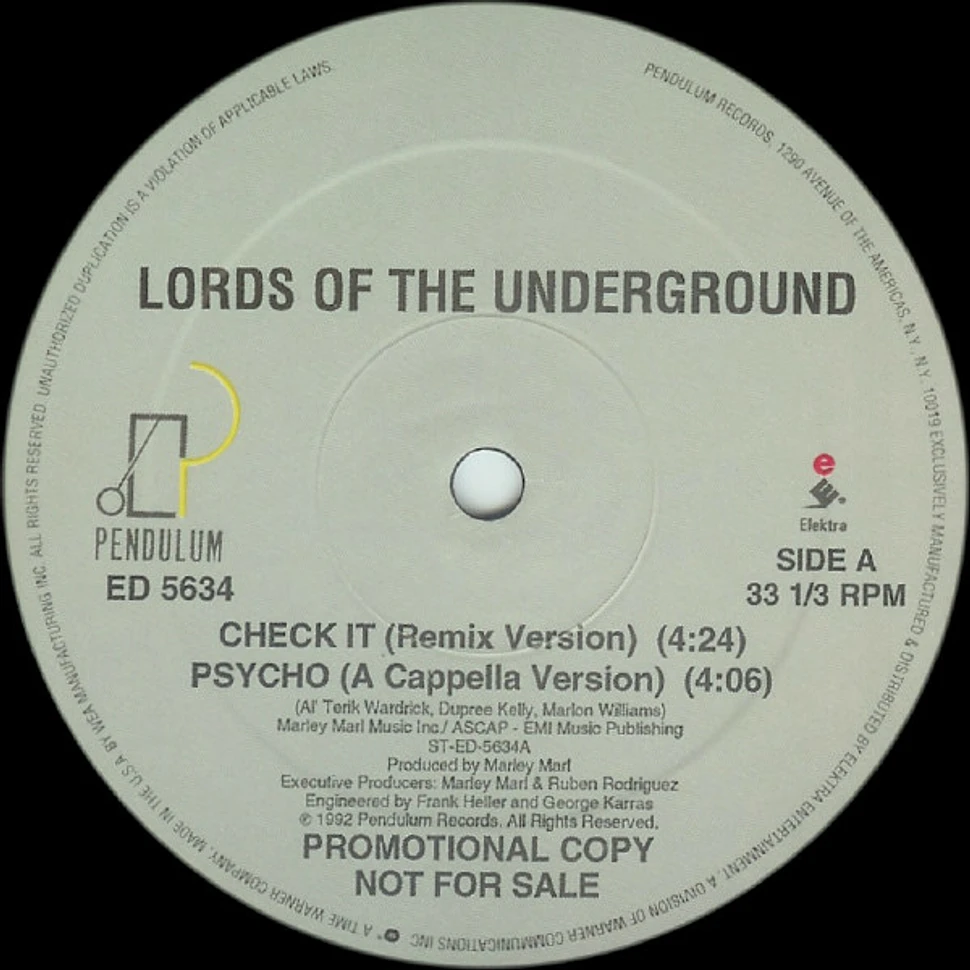 Lords Of The Underground - Check It