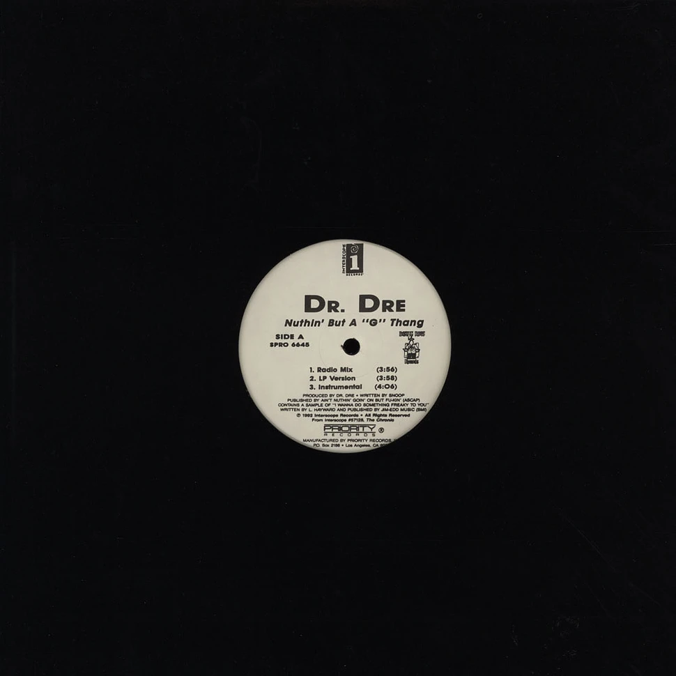Dr.Dre - Nuthin But A G Thang