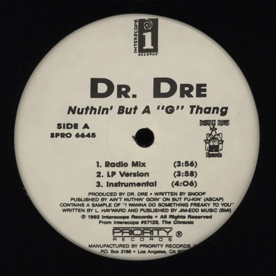 Dr.Dre - Nuthin But A G Thang