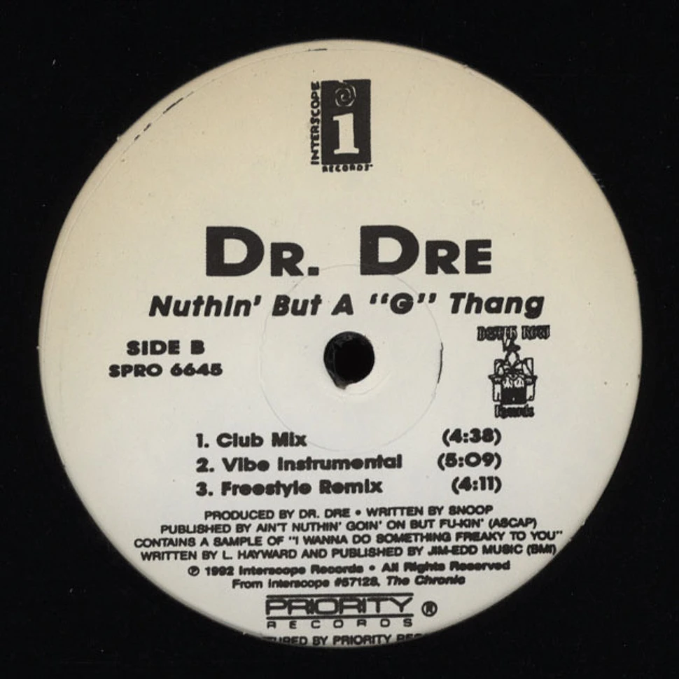 Dr.Dre - Nuthin But A G Thang