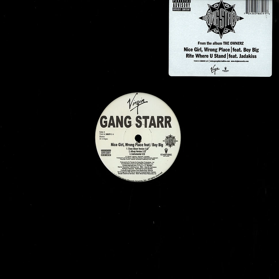 Gang Starr - Nice girl, wrong place feat. Boy Big