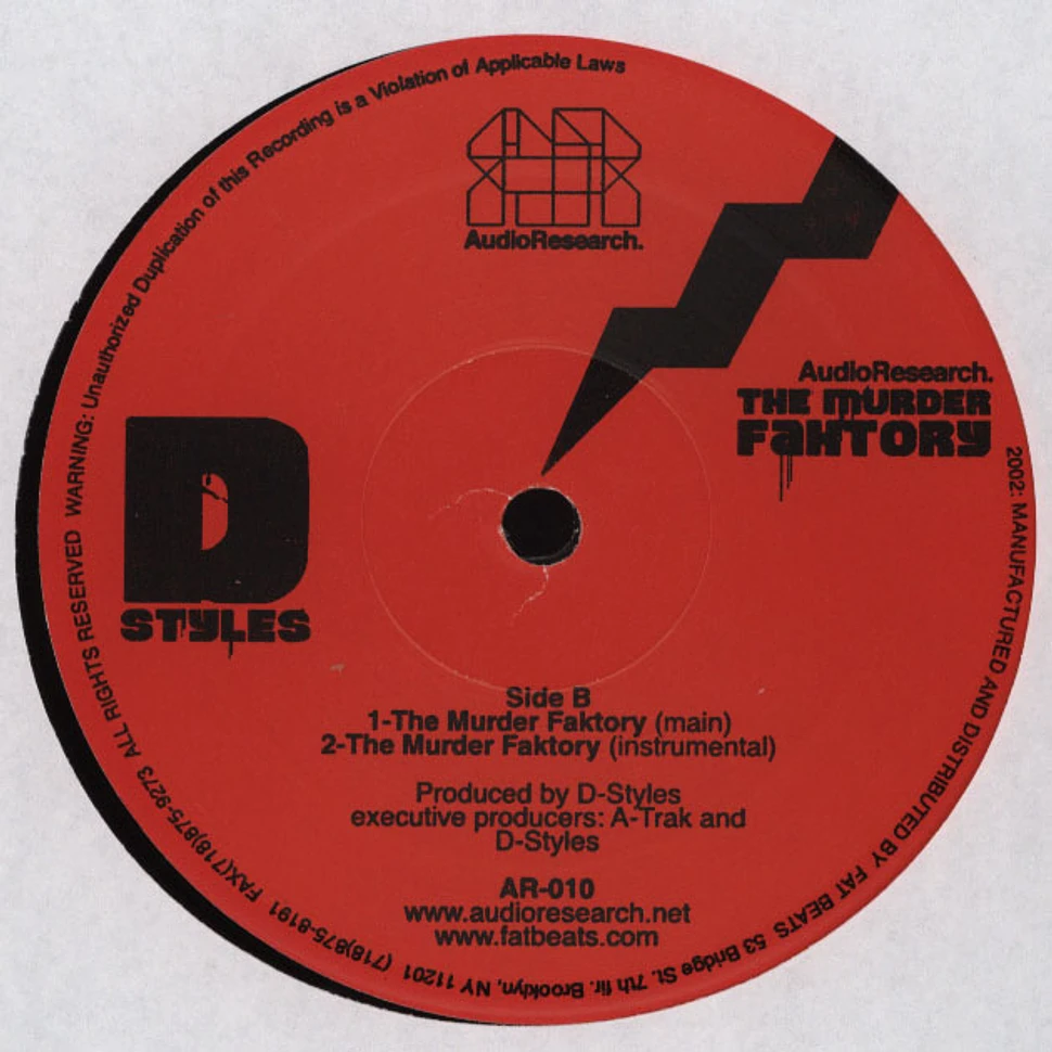 D-Styles - Felonious Funk Feat. Melo-D, Babu & DJ Qbert