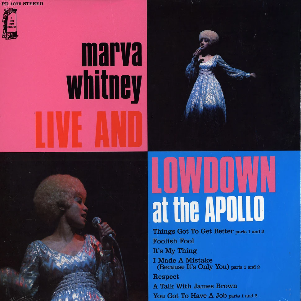 Marva Whitney - Live and lowdown at the Apollo