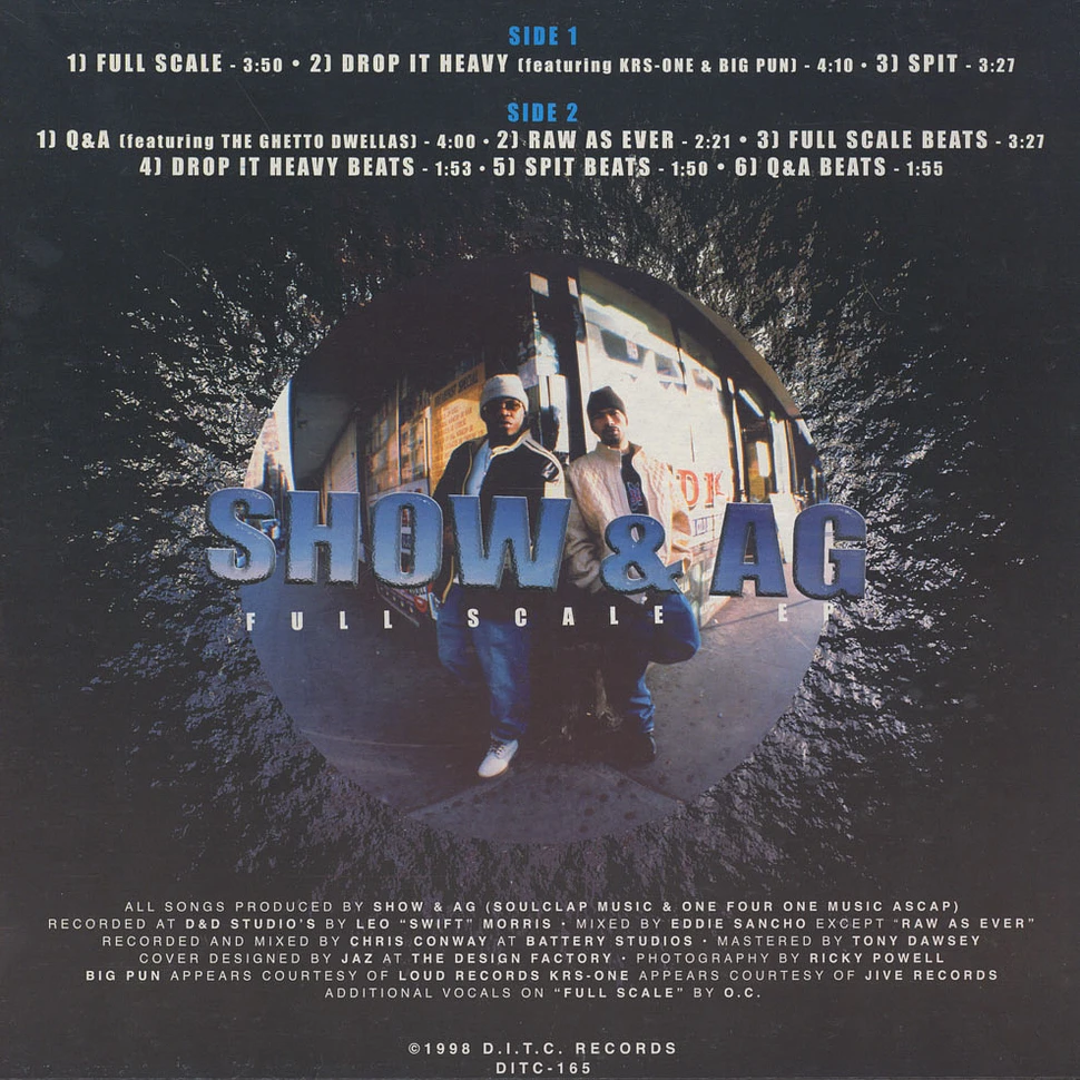 Showbiz & A.G. - Full Scale EP