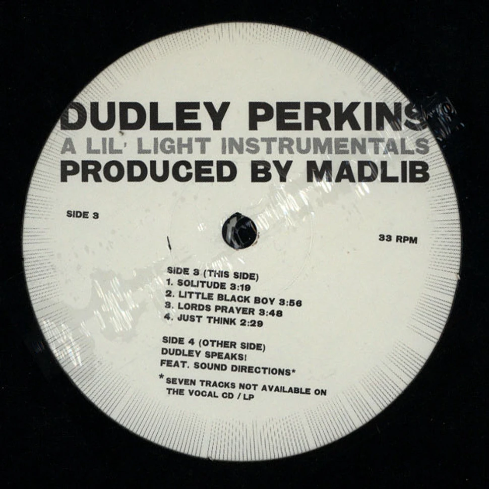 Dudley Perkins - A Lil Light Instrumentals