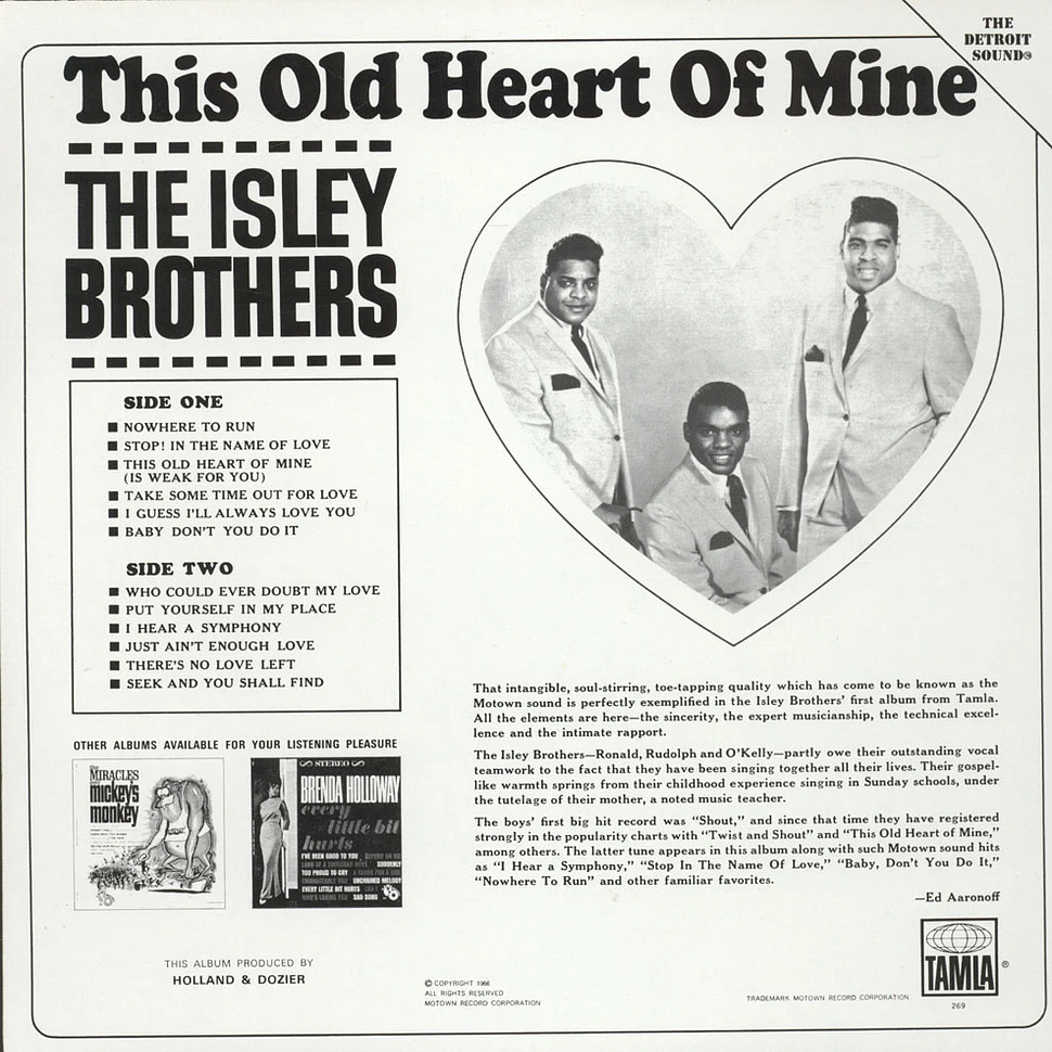 Isley Brothers - This old heart of mine