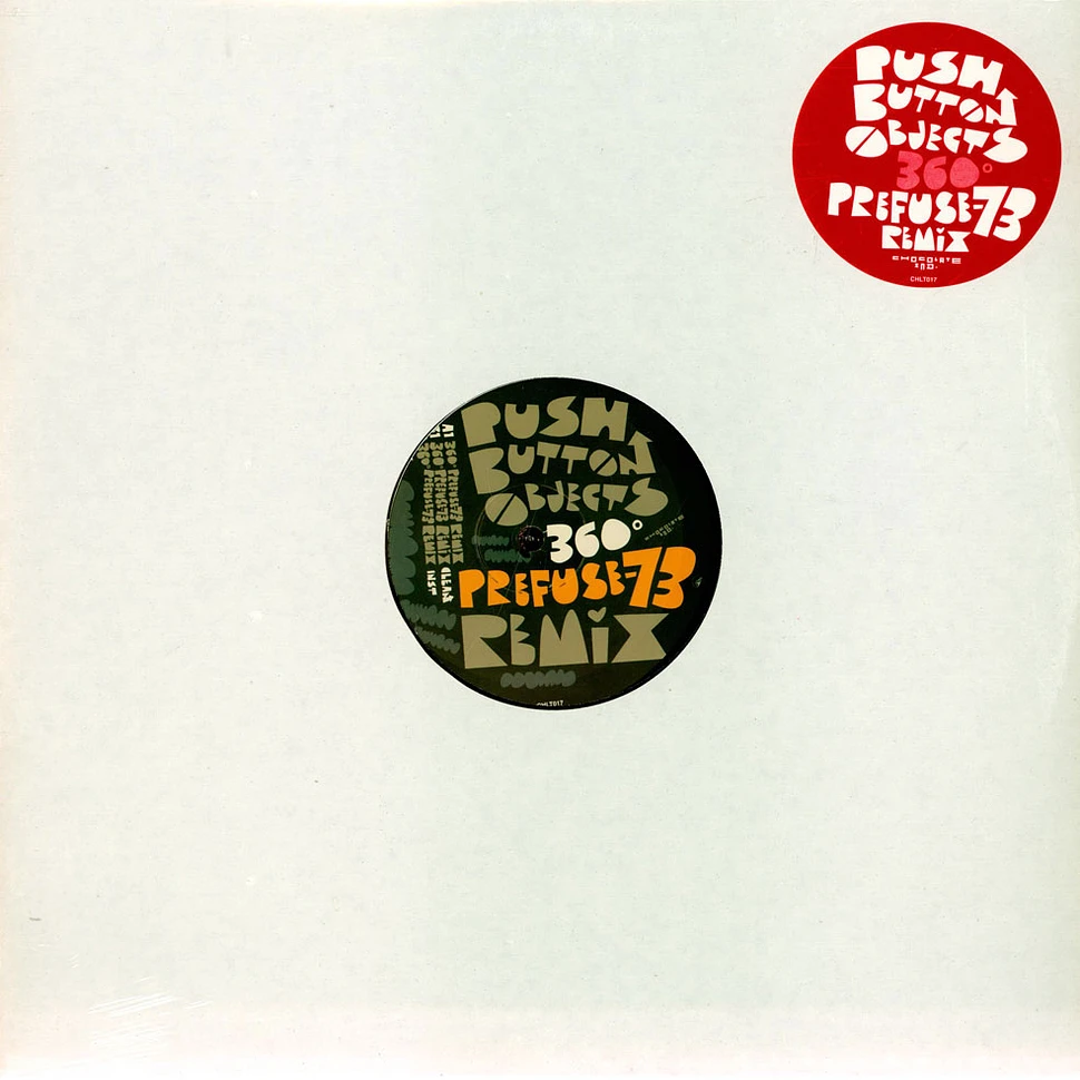 Push Button Objects 360° Prefuse 73 Remix Feat. Del Tha Funkee Homosapien   Mr. Lif Vinyl 12