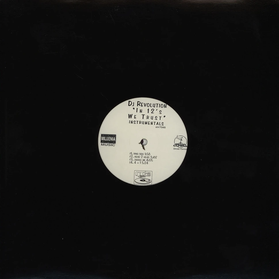 DJ Revolution - In 12's we trust instrumentals