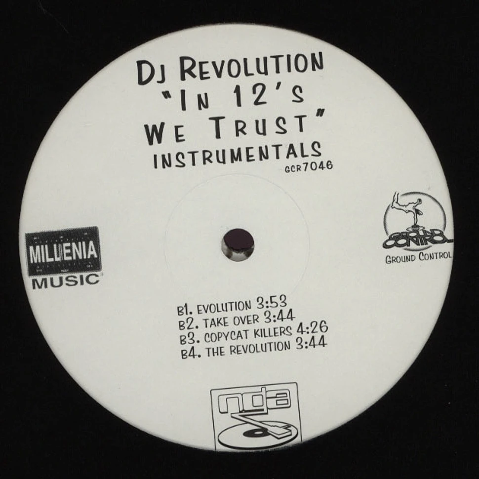 DJ Revolution - In 12's we trust instrumentals