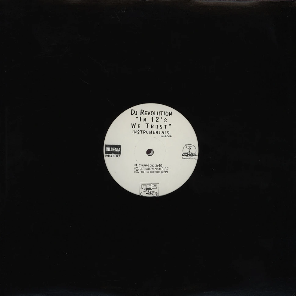DJ Revolution - In 12's we trust instrumentals
