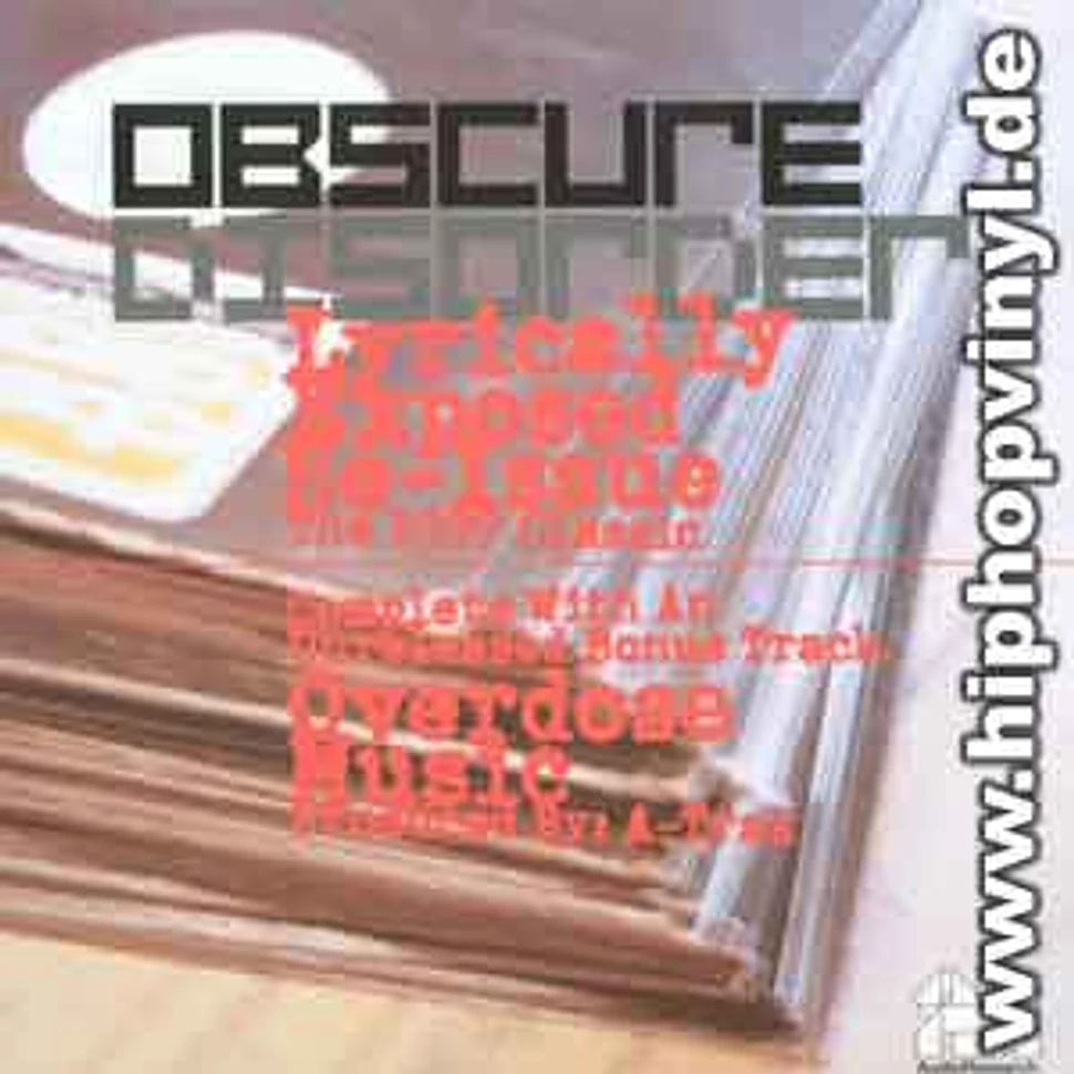 Obscure Disorder - Lyrically exposed