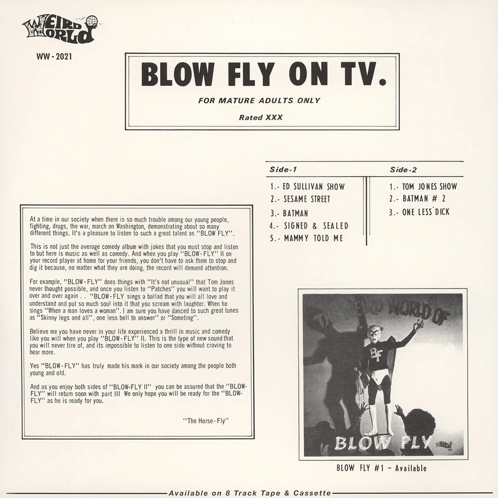 Blowfly - On TV