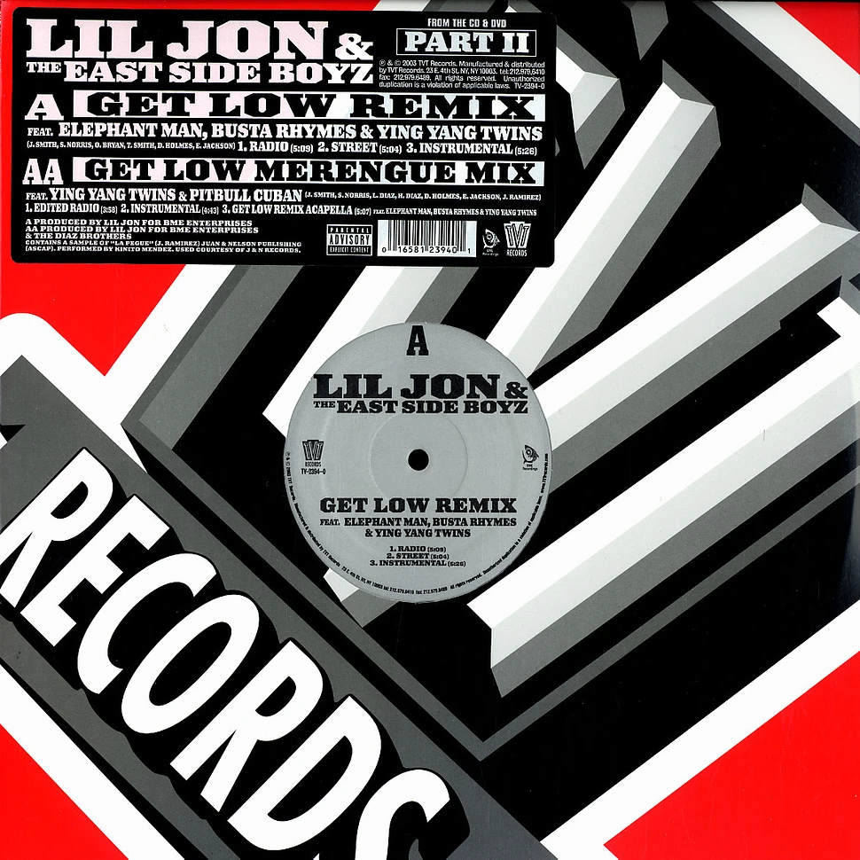 Lil Jon & The East Side Boyz - Get low remix feat. Elephant Man, Busta Rhymes & Ying Yang Twins