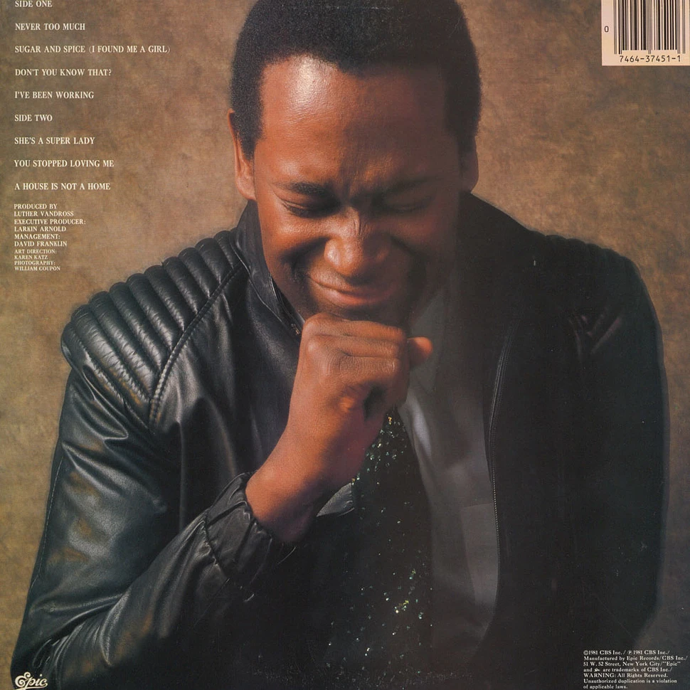 Luther Vandross - Never too much