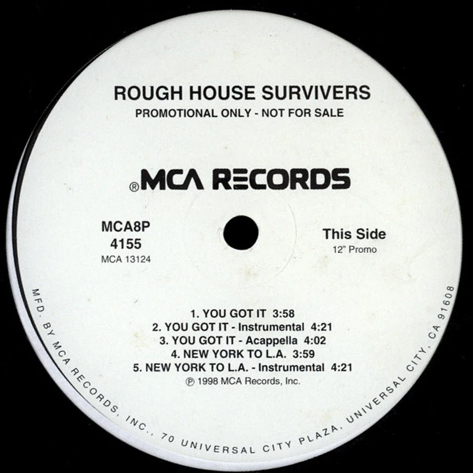 Rough House Survivers - You got it