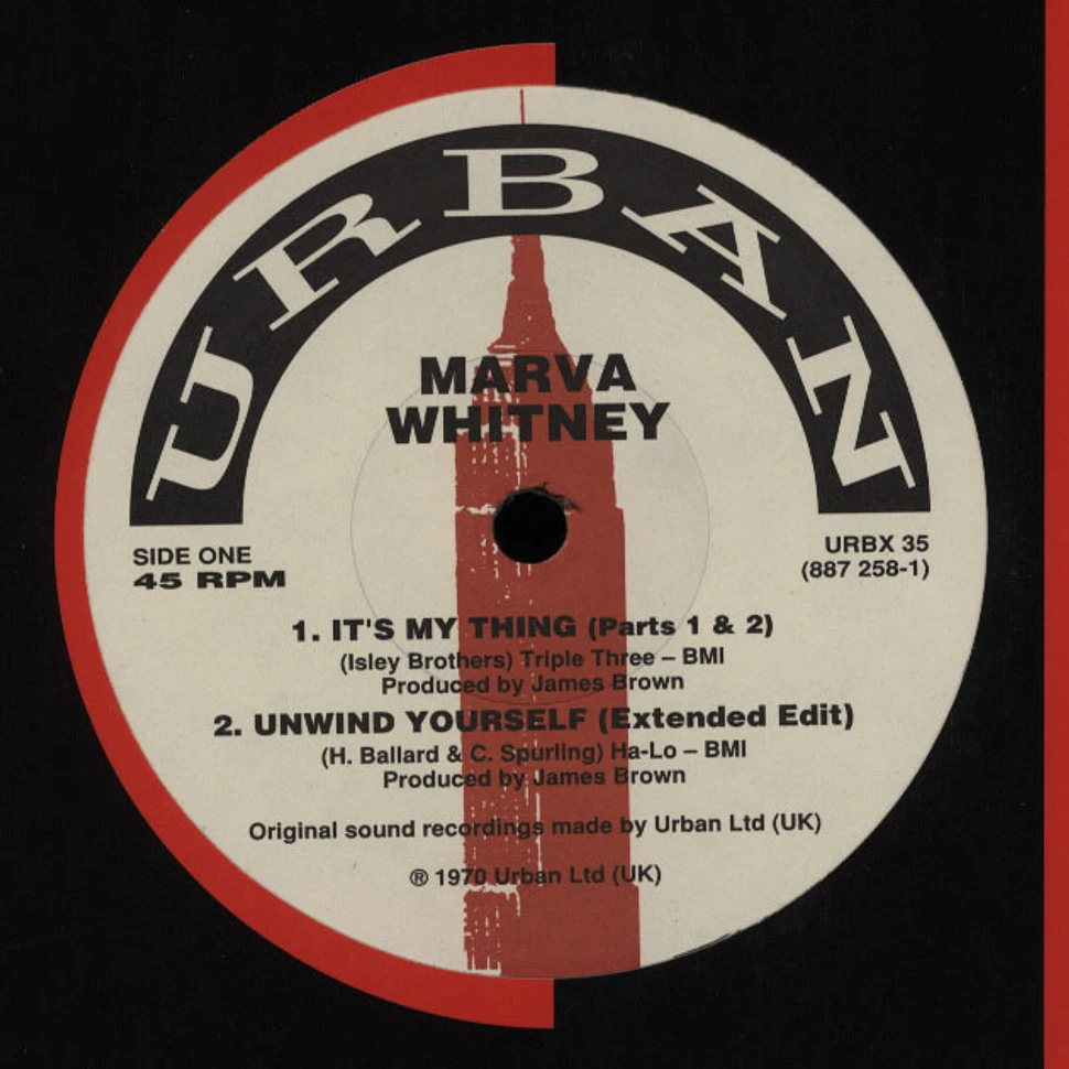 Marva Whitney - It's my thing pt.1 & 2