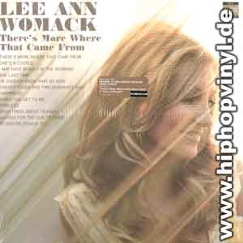 Lee Ann Womack - Theres more where that came from