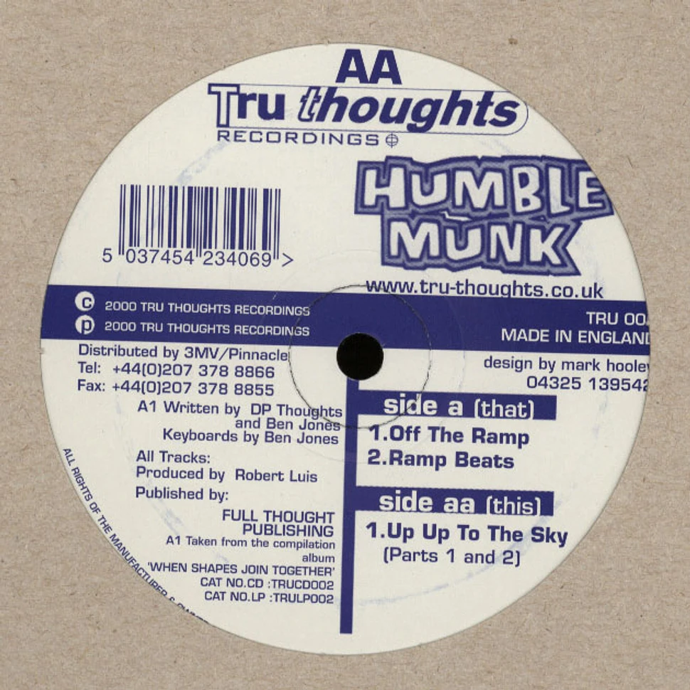Humble Munk - Off The Ramp EP