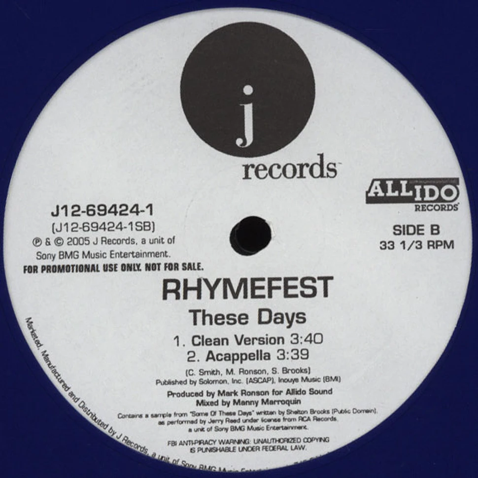 Rhymefest - These days