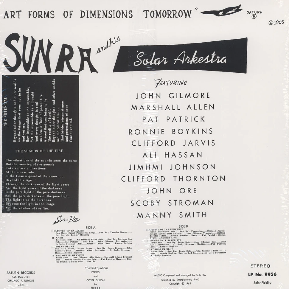 Sun Ra - Art forms of dimensions tomorrow