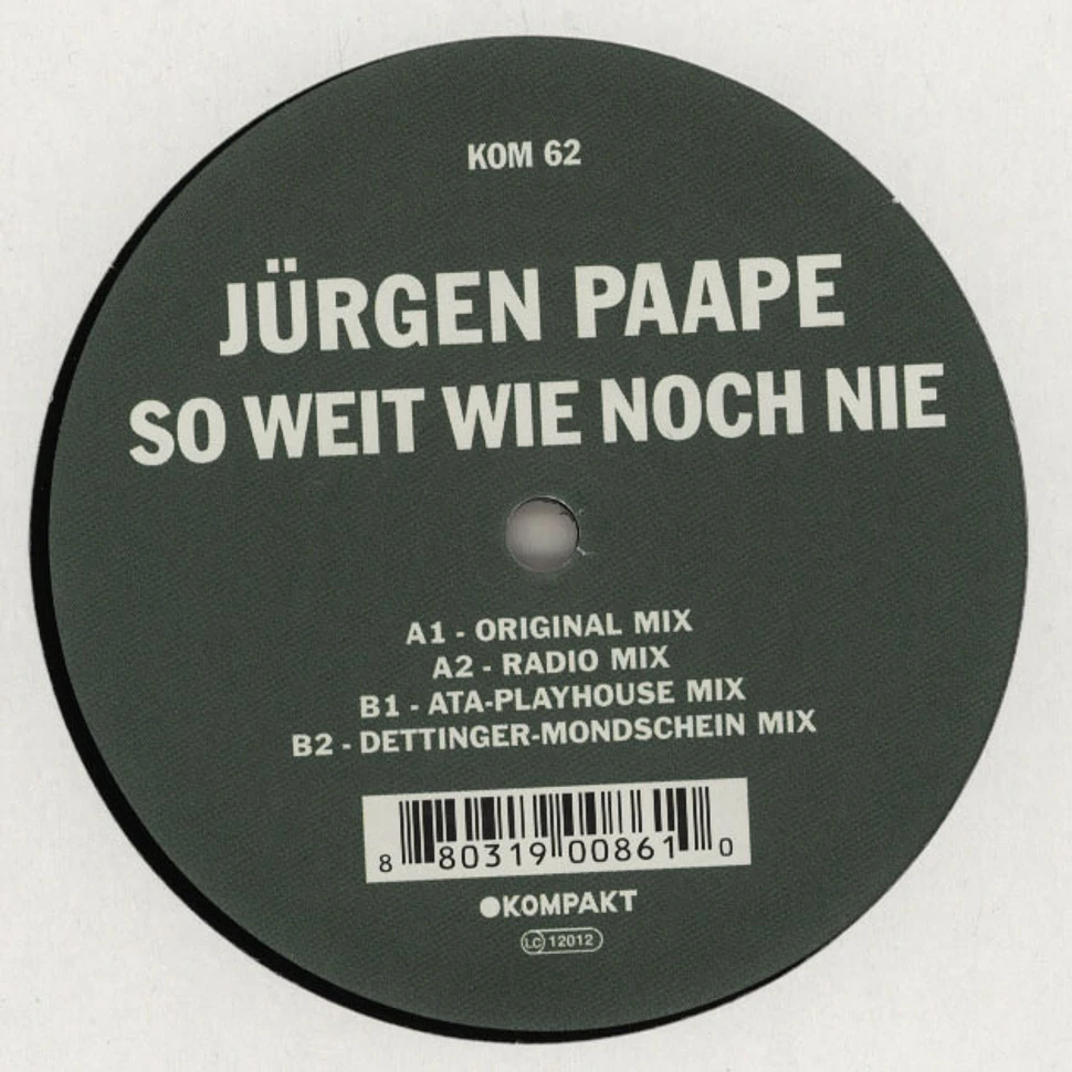 Jürgen Paape - So weit wie noch nie