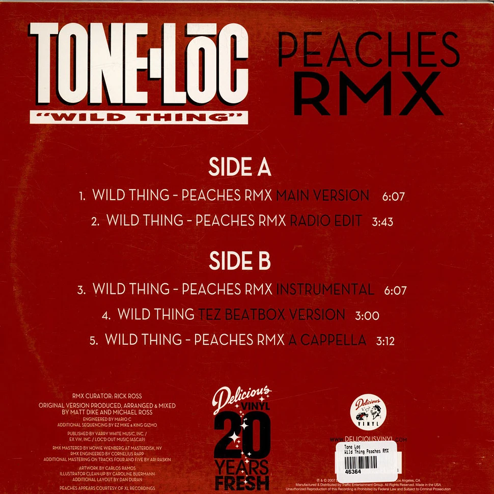 Tone Loc - Wild Thing Peaches RMX