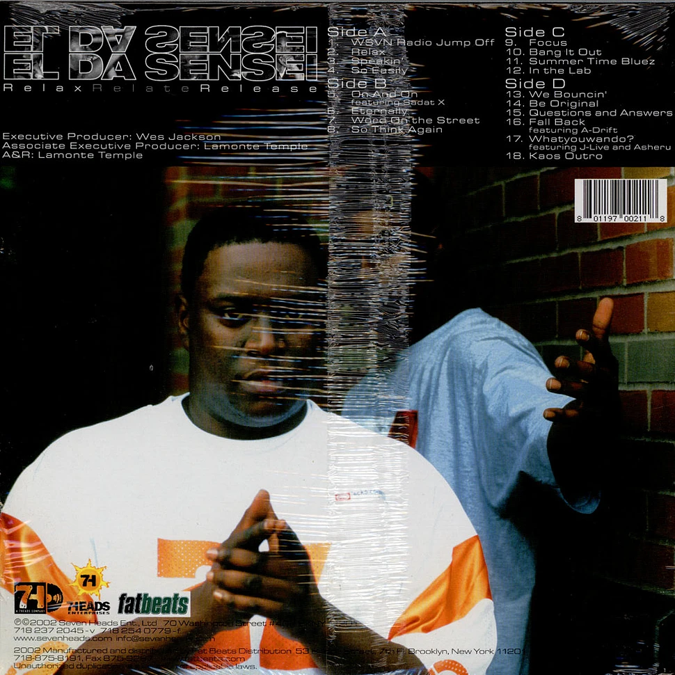 El Da Sensei - Relax Relate Release