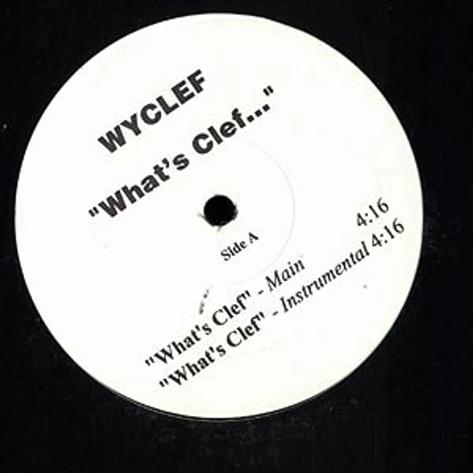 Wyclef - What's clef
