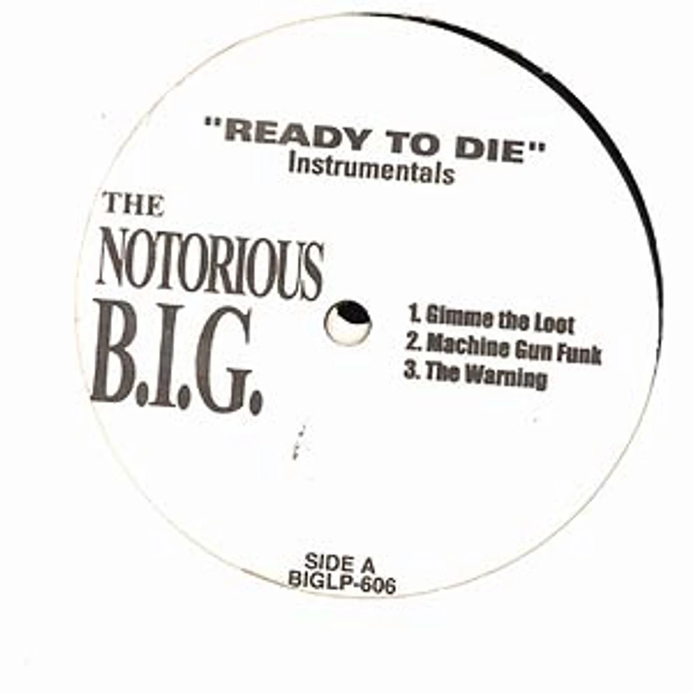 The Notorious B.I.G. - Ready to die instrumentals