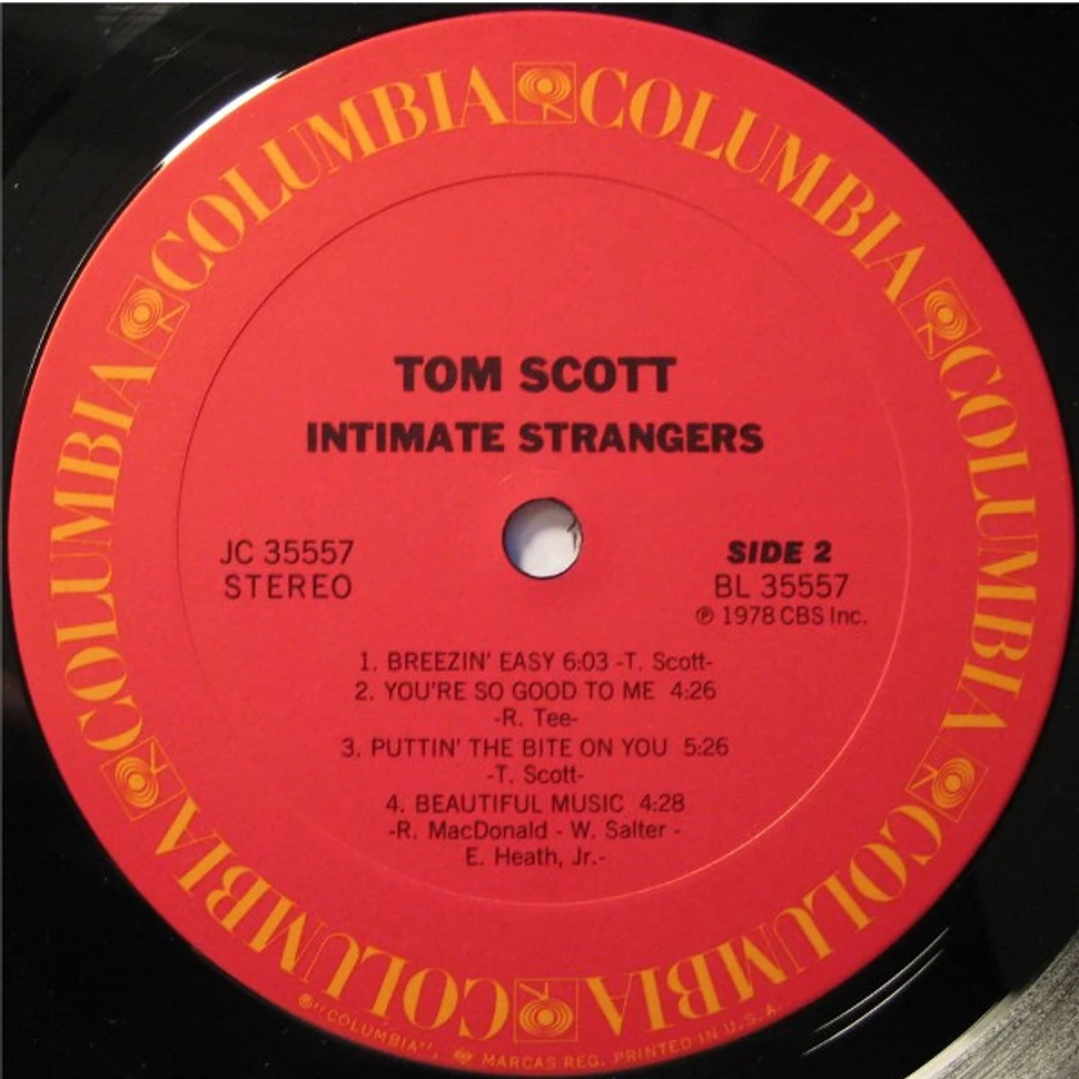 Tom Scott - Intimate Strangers