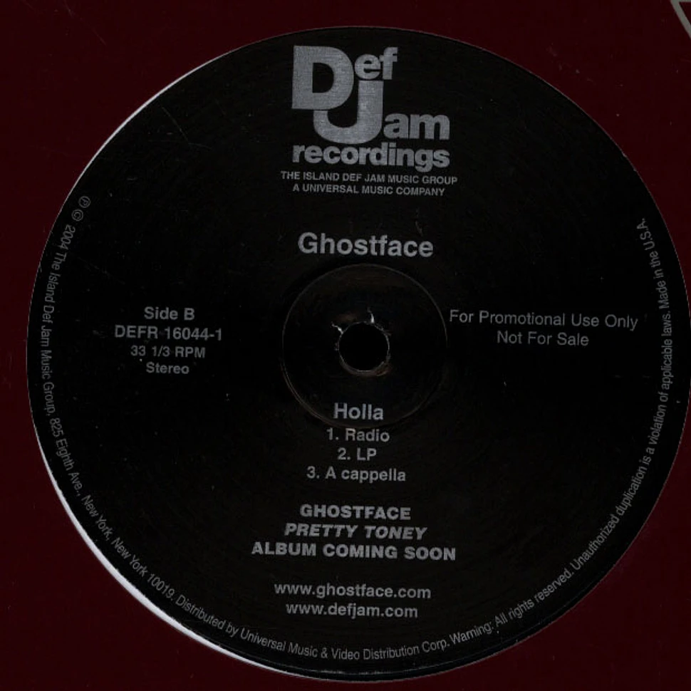 Ghostface Killah - Tush / Holla