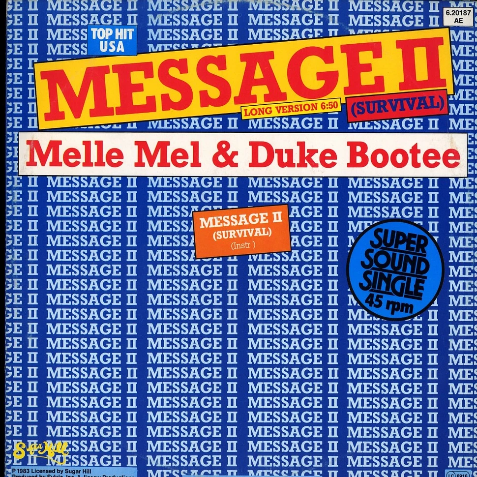 Melle Mel & Duke Bootee - Message II (survival)
